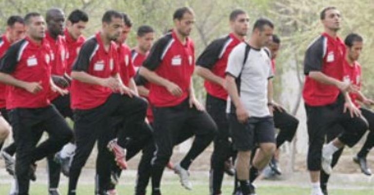 المنتخب الوطني لكرة القدم يصل رام الله