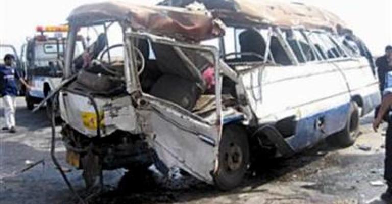 20 مصابا بحادث قرب مثلث المزار