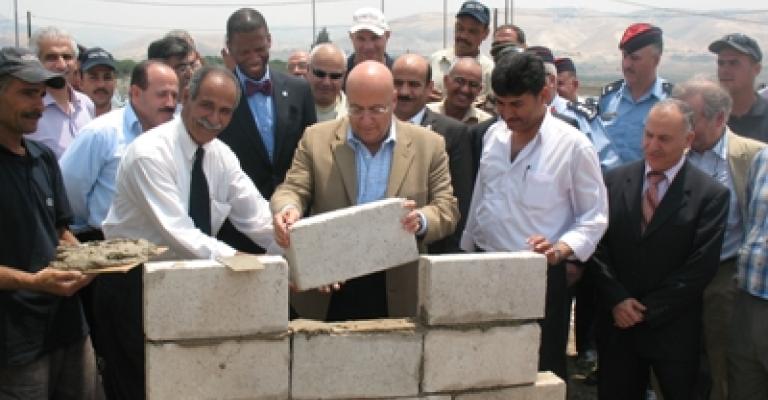 البدء ببناء محطة الشونة الشمالية لمعالجة المياه العادمة