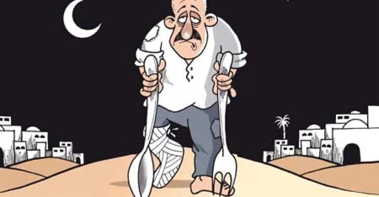 اعتصام غزي ينتهى بتوقيفه