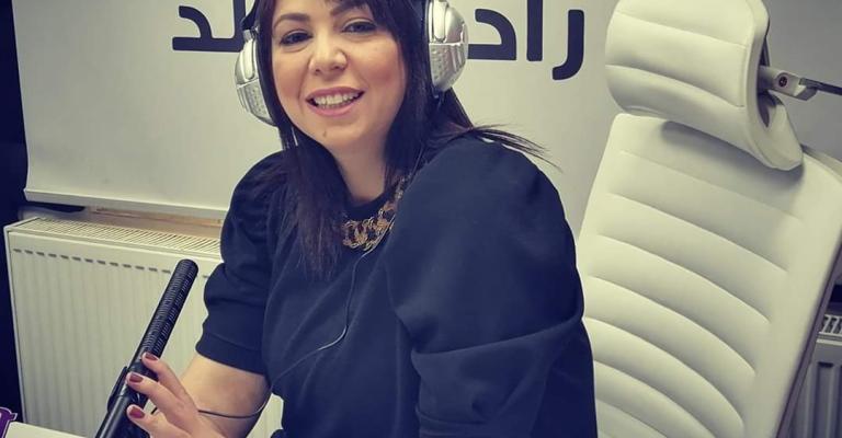 The radio anchor, Rawan Jayyousi