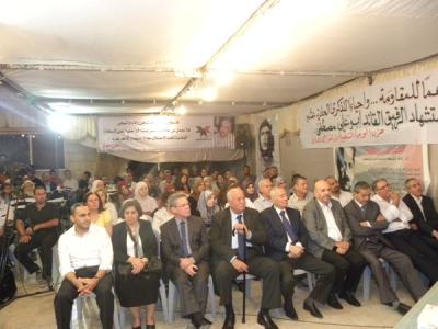 "دعما للمقاومة": مهرجان في ذكرى استشهاد أبو علي مصطفى