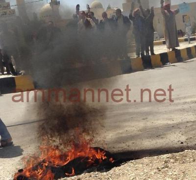 الكرك: محتجون يمنعون النسور من دخول المزار - صور