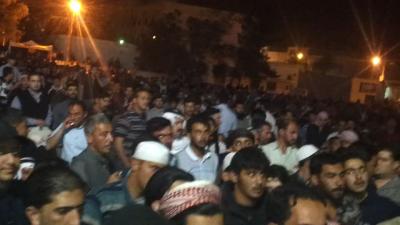 معان: هدوء حذر والطريق الصحراوي مغلق- صور