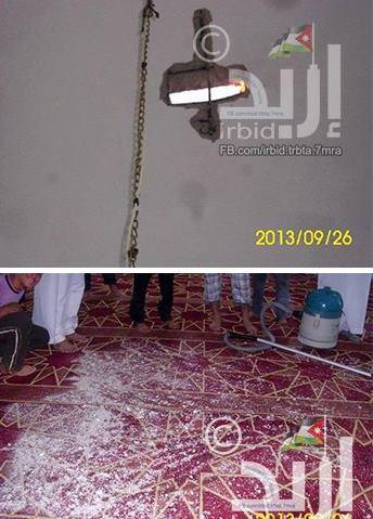 احتجاج حكومي للجانب السوري إثر سقوط قذيفة على الرمثا