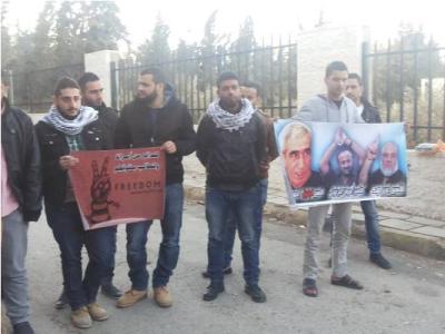 وقفة تضامنية مع الأسرى أمام الأمم المتحدة