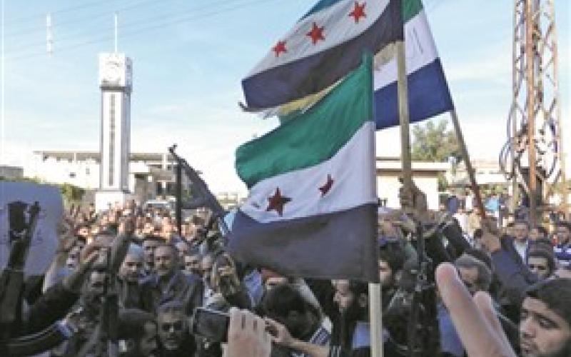 الثورة السورية تتسلم أول سفارة لها في قطر 