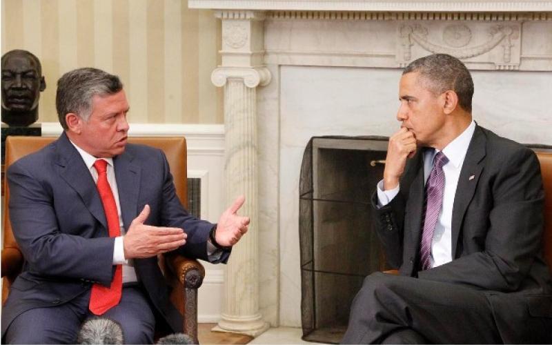 لقاء الملك - أوباما: العمل لحل سياسي جامع للأزمة السورية