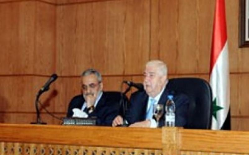 المعلم: أعداء سورية يحضرون جبهة الأردن بدلا من تركيا