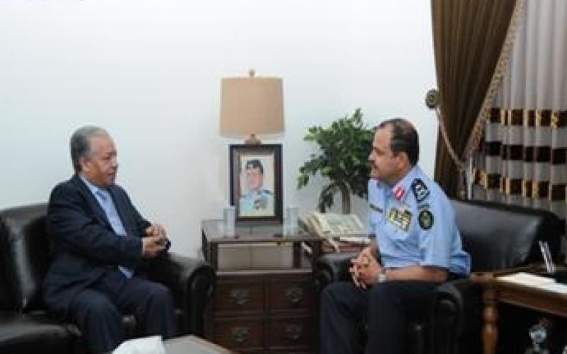 Minister of Interior congratulates Public Security director Hussein Majali