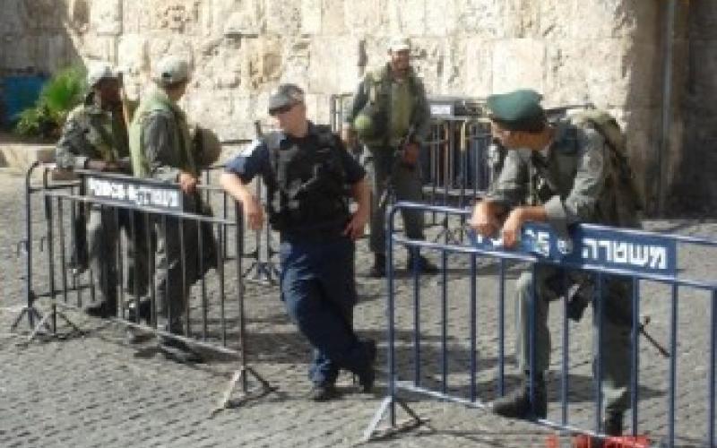 قيود مشددة على القدس وإغلاق عدد من بوابات المدينة