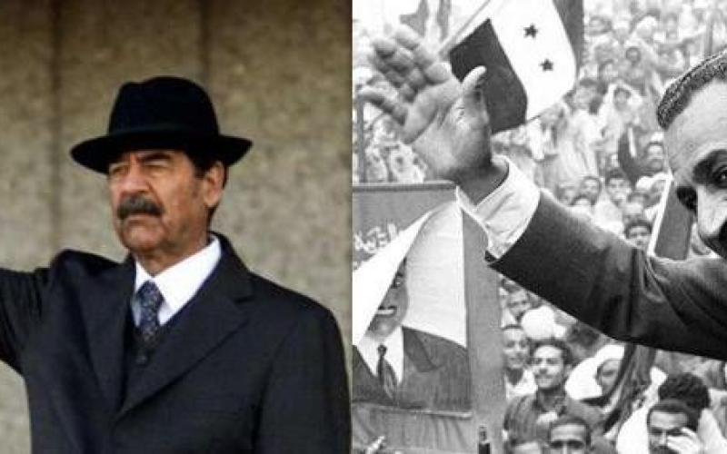 صدام حسين وجمال عبد الناصر حاضران في الحملة الانتخابية
