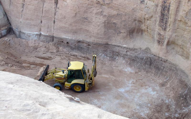 اكتشافات أثرية نبطية في وادي رم