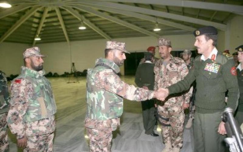 توديع قوة الحماية الأردنية إلى أفغانستان 