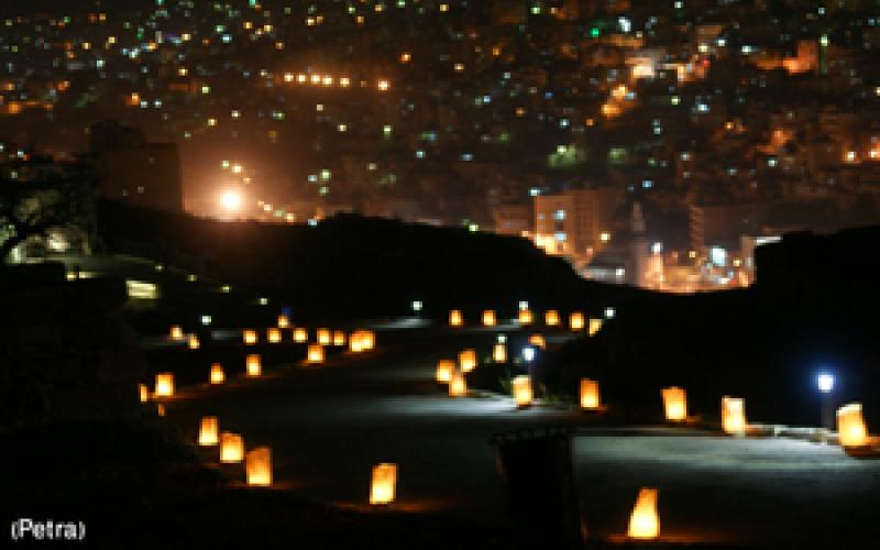 "ساعة للأرض" في جبل عمان