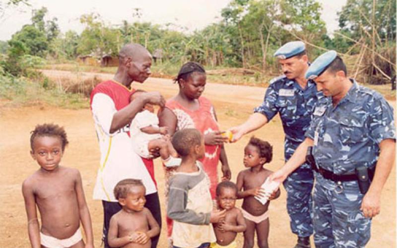 وداع قوات حفظ السلام الأردنية إلى دارفور