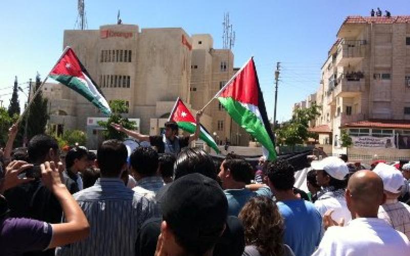 اعتصام أمام الكالوتي للتأكيد على حق العودة والمطالبة بإغلاق السفارة الإسرائيلية