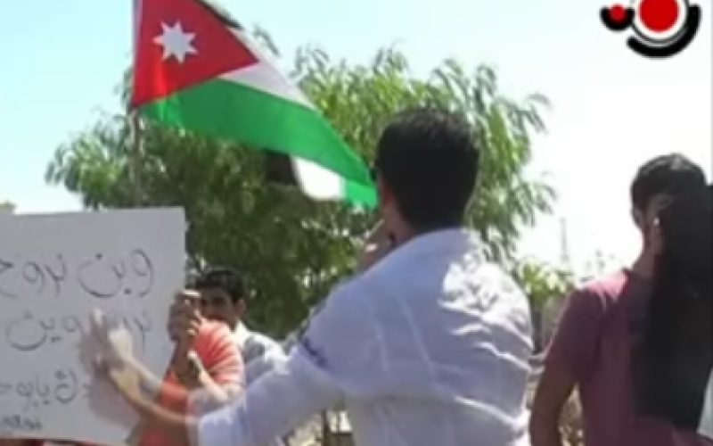 فيديو.. الطلبة الدارسون في اليمن وسوريا ينفذون اعتصماما أمام الديوان الملكي