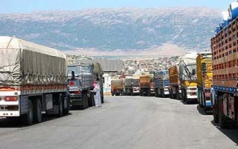 مطالبة بحماية الشاحنات العاملة على خط سوريا بعد تكرر الاعتداء 