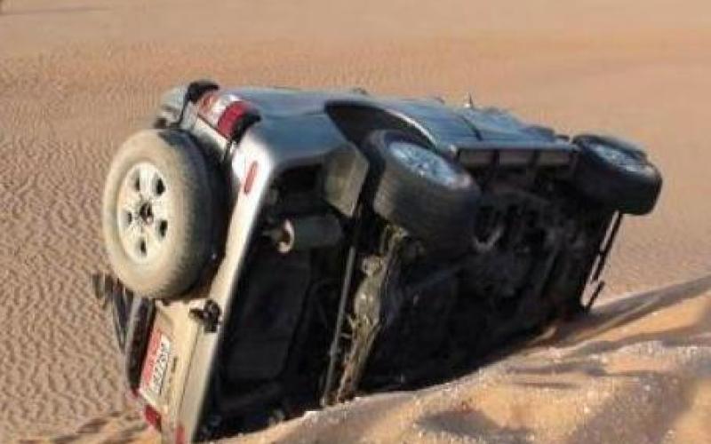 وفاة إثر حادث تدهور على الطريق الصحراوي