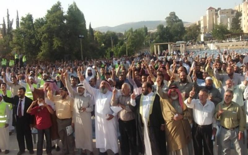 جرش: وقفة للمطالبة بإلغاء المهرجان 