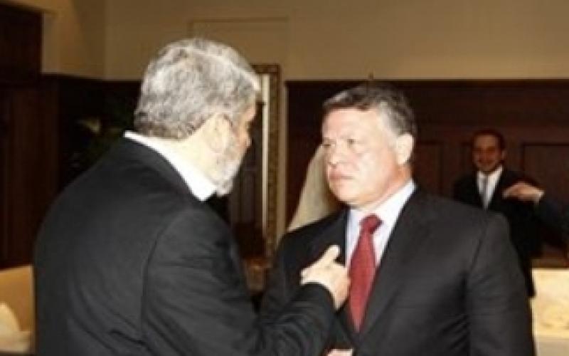 مشعل للملك: حماس ترفض كل مشاريع الوطن البديل