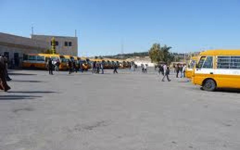 تصادم شاحنة مع حافلة طلاب في الزيتونة