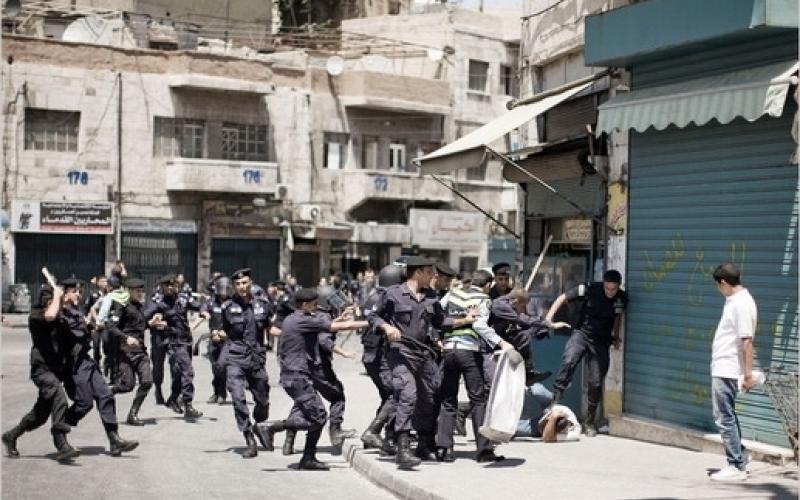 14 حراكا يعتصمون في ذكرى عام على احدث النخيل 