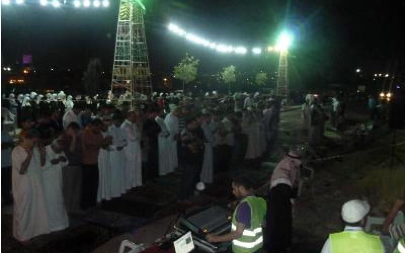 ليلة الاستبشار بسقوط بشار أمام السفارة السورية "صور"