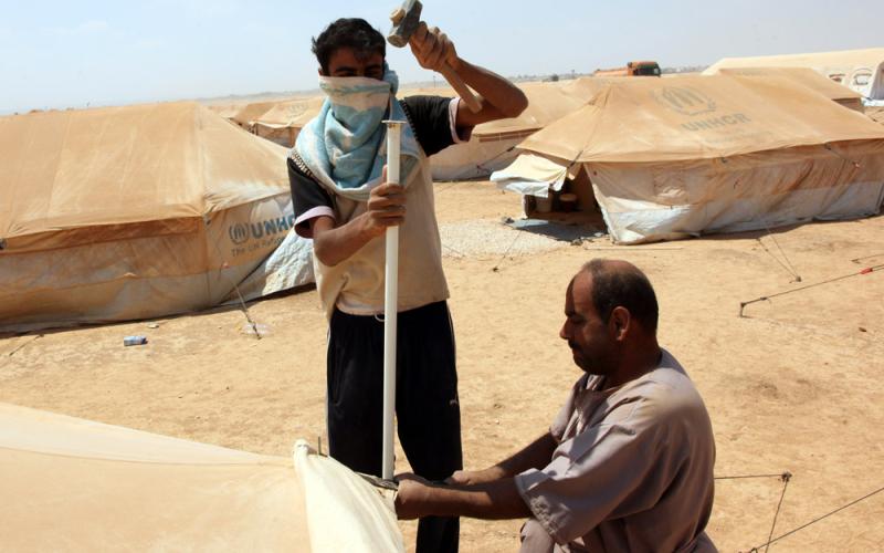 مخيم جديد للاجئين السوريين في الزرقاء 