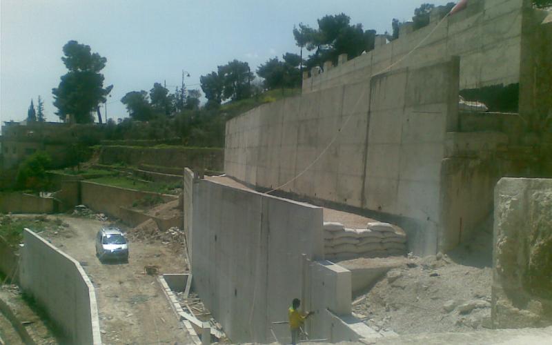  84 ألف دينار كلفة أعمال جدران استنادية بالعاصمة 