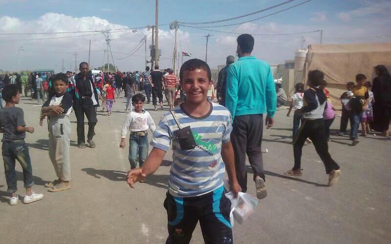 صور..كرفان كرنفالي في الزعتري في أول أيام العيد