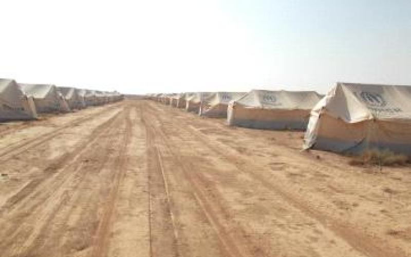 انجاز 25 بالمئة من الاعمال في مخيم مريجب الفهود