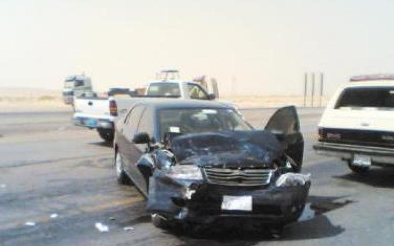 مادبا: 7 إصابات في تصادم 4 سيارات 