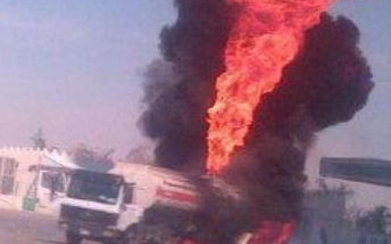 الزرقاء: تفحم سائق صهريج نفط 