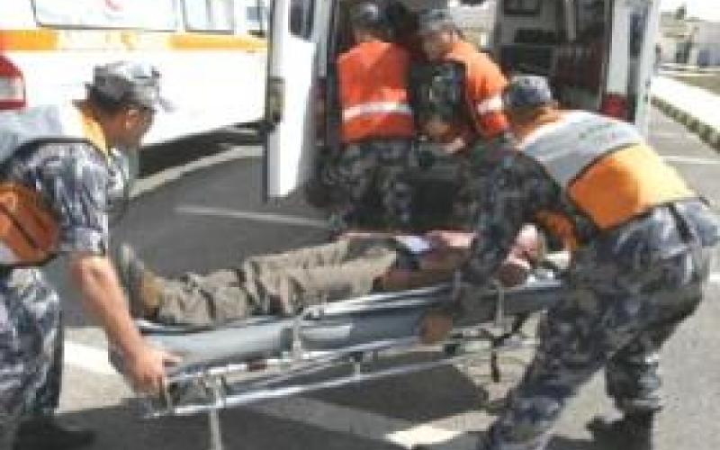 وفاة شخص اثر حادث تصادم في نزول المصدار 