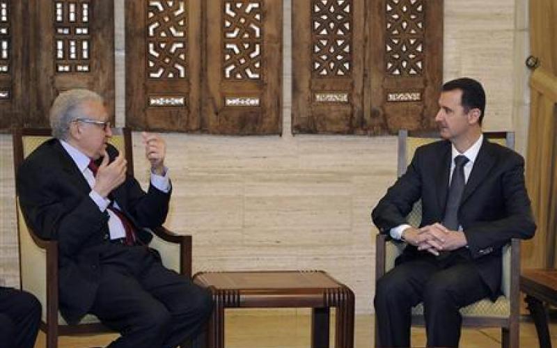 الإبراهيمي بعد لقاء الأسد: الوضع ما زال مقلقا في سورية
