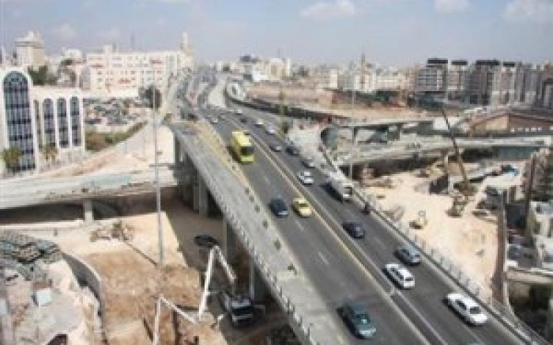 إغلاق جسر شارع النابلسي باتجاه الشميساني