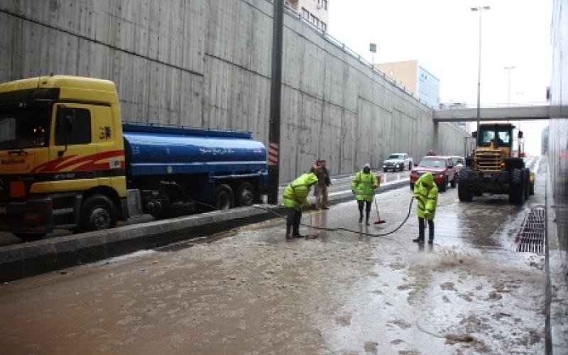 الأمانة: خطة لمعالجة أضرار المنخفض الجوي