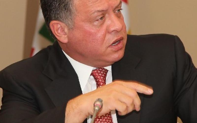  الملك يدعو في لقاء أبباك للإسراع بالدخول في مفاوضات مباشرة