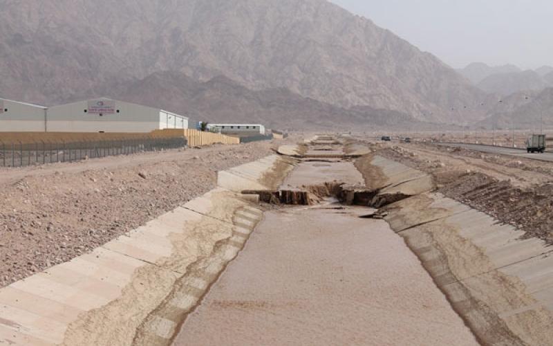 إغلاق طريق البحر الميت العقبة