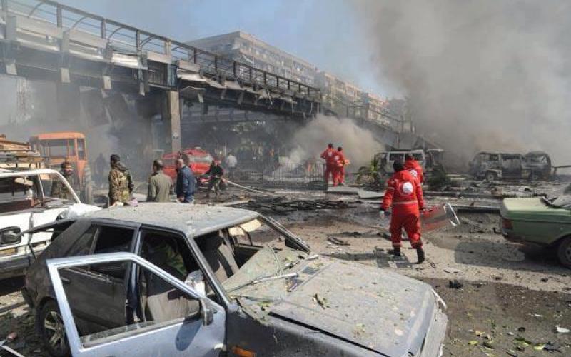 35 قتيلا إثر تفجير في دمشق