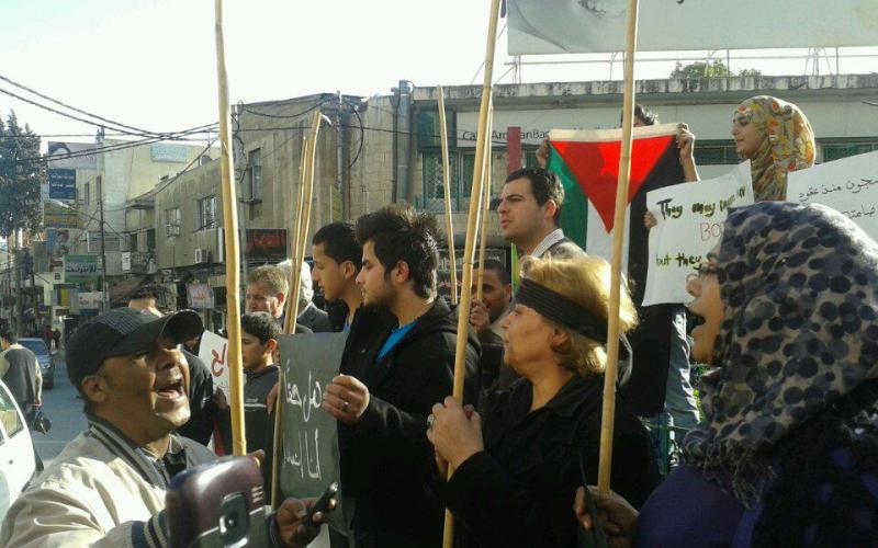 اربد: وقفة تضامنا مع الأسرى والدقامسة 