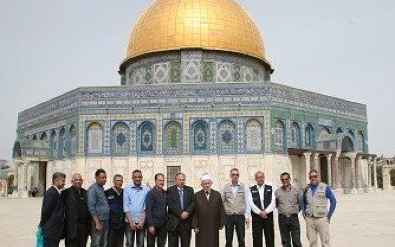وفد أردني يطلع على أوضاع المقدسيين