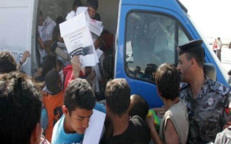 السماسرة يبيعون إغاثة الزعتري في الاسواق المحلية 