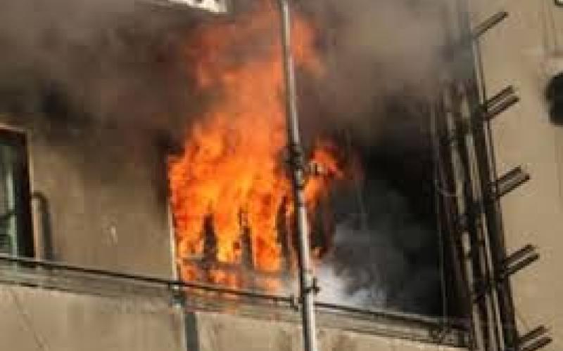 اخماد حريق في الزرقاء