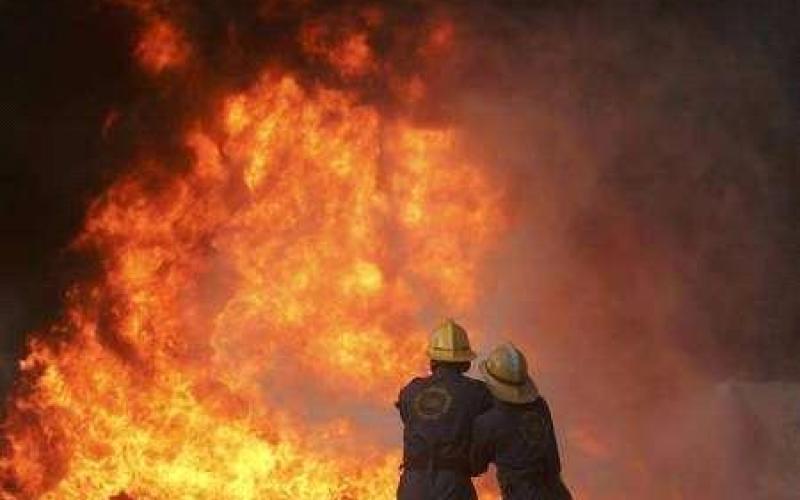 13 إصابة بحريق في شقق عمون الفندقية
