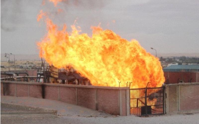 البدء بإصلاح خط الغاز المصري