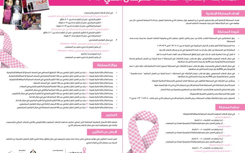 الأردن تحتل المرتبة الثانية عربياً بسرطان الثدي