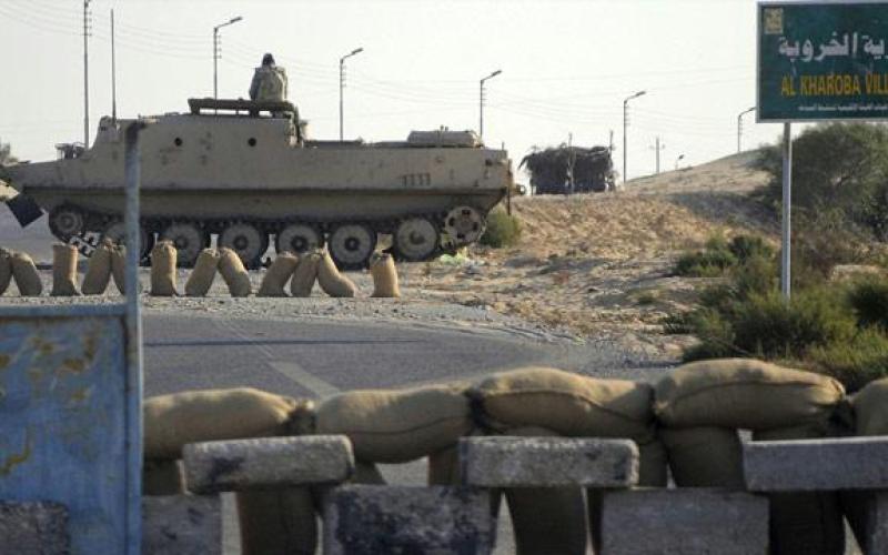 مقتل شرطي مصري بهجوم صاروخي في سيناء